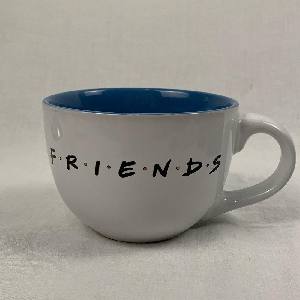 FRIENDS White Mug with Blue Interior